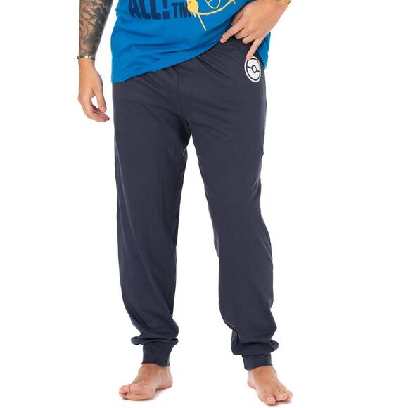 Pokemon Mens Gotta Catch Em All Long Pyjama Set / Blue/Navy Blue - Picture 5 of 7